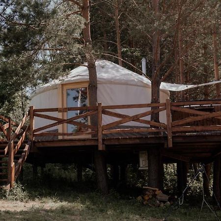 Jurty Z Widokiem, Prywatna Balia- Dzikolas Glamping Краснобруд Экстерьер фото