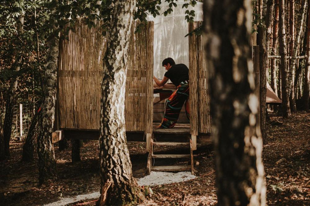 Jurty Z Widokiem, Prywatna Balia- Dzikolas Glamping Краснобруд Экстерьер фото